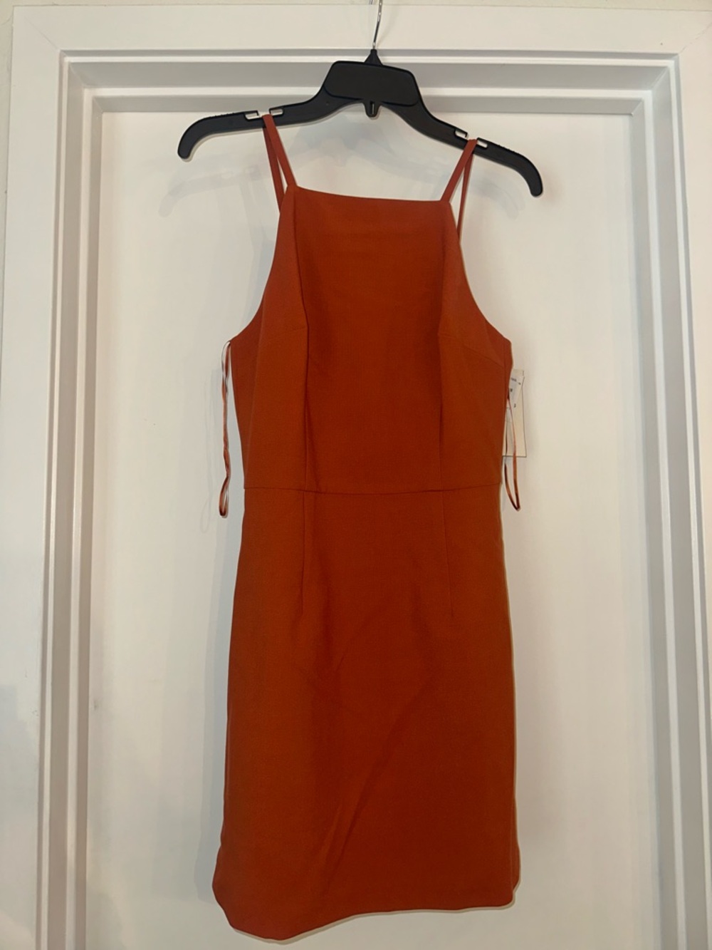 French Connection Rust Spaghetti-Strap Mini Dress - Picture 2 of 8